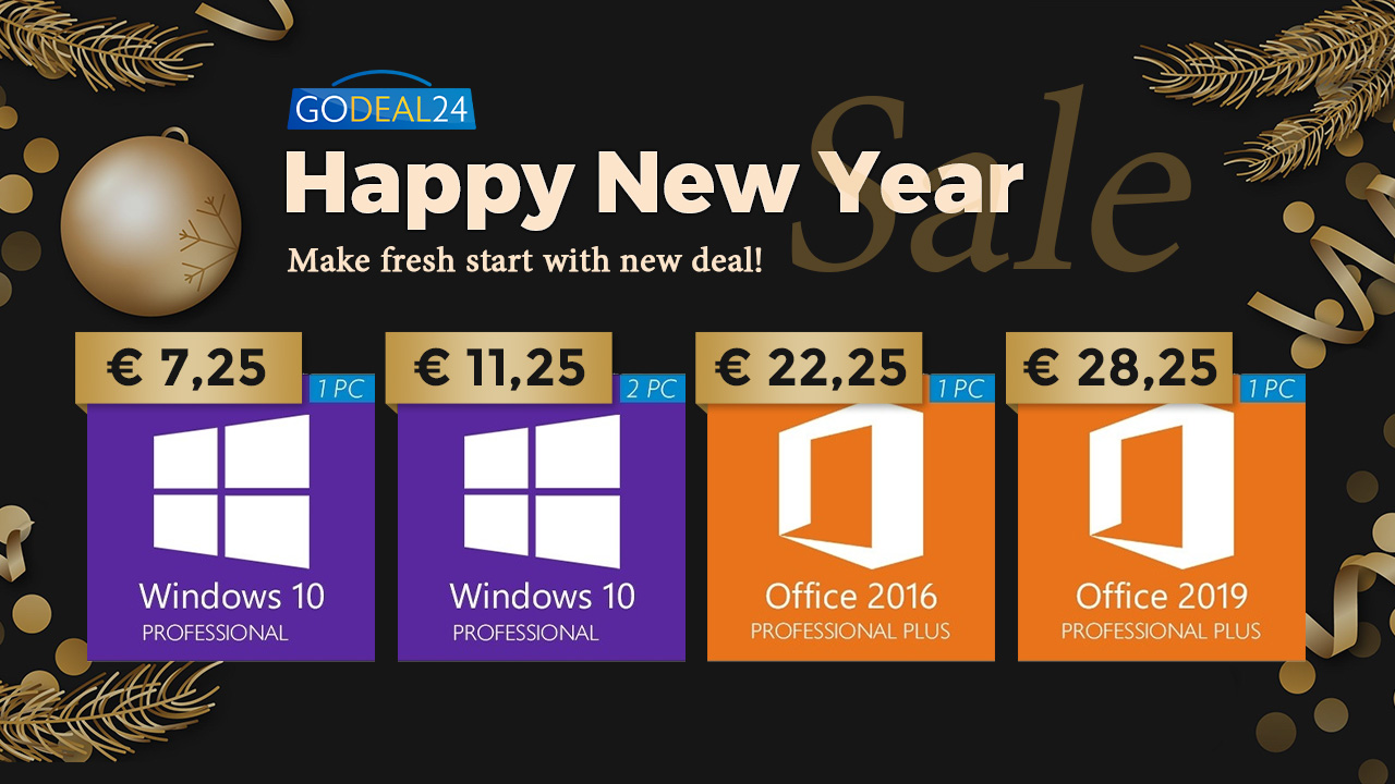 Νέα χρονιά, νέα αρχή - Windows 10 με 7.25€