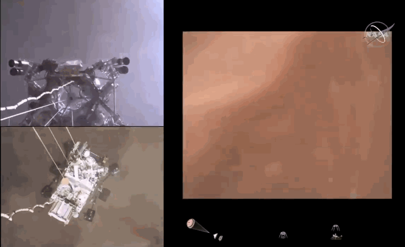 Βίντεο από την κάθοδο του Perseverance στον Άρη έδωσε στη δημοσιότητα η NASA
