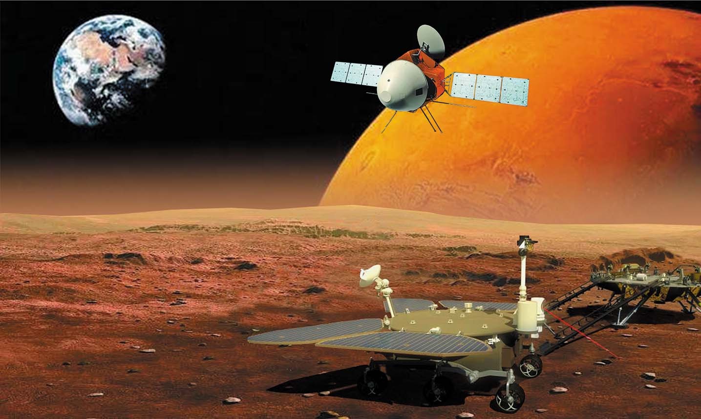 To Tianwen-1 εισέρχεται σε τροχιά γύρω από τον Άρη