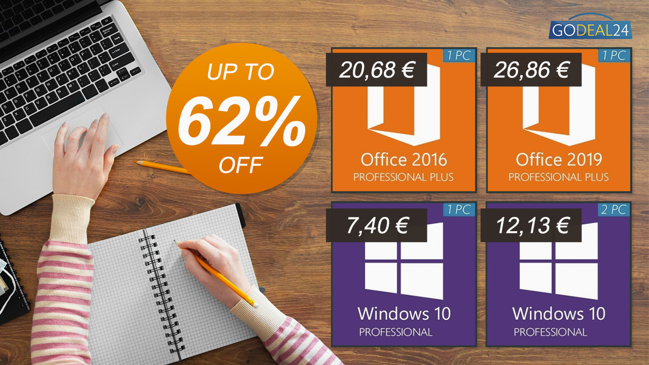 Weekly MEGA sales στο GoDeal24: Windows 10 keys από 7,40€