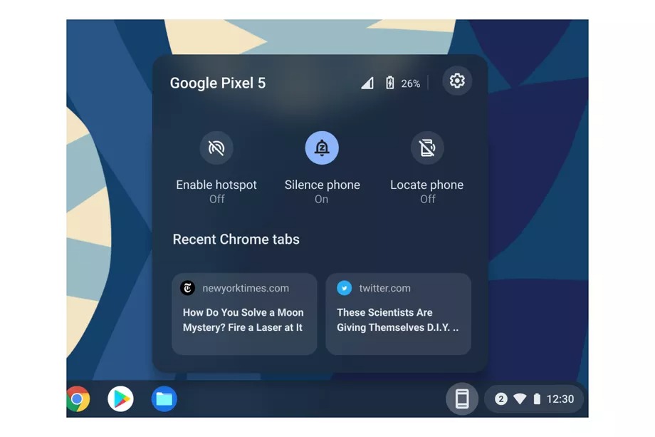 To Phone Hub της Google συνδέει Android κινητά με Chromebooks