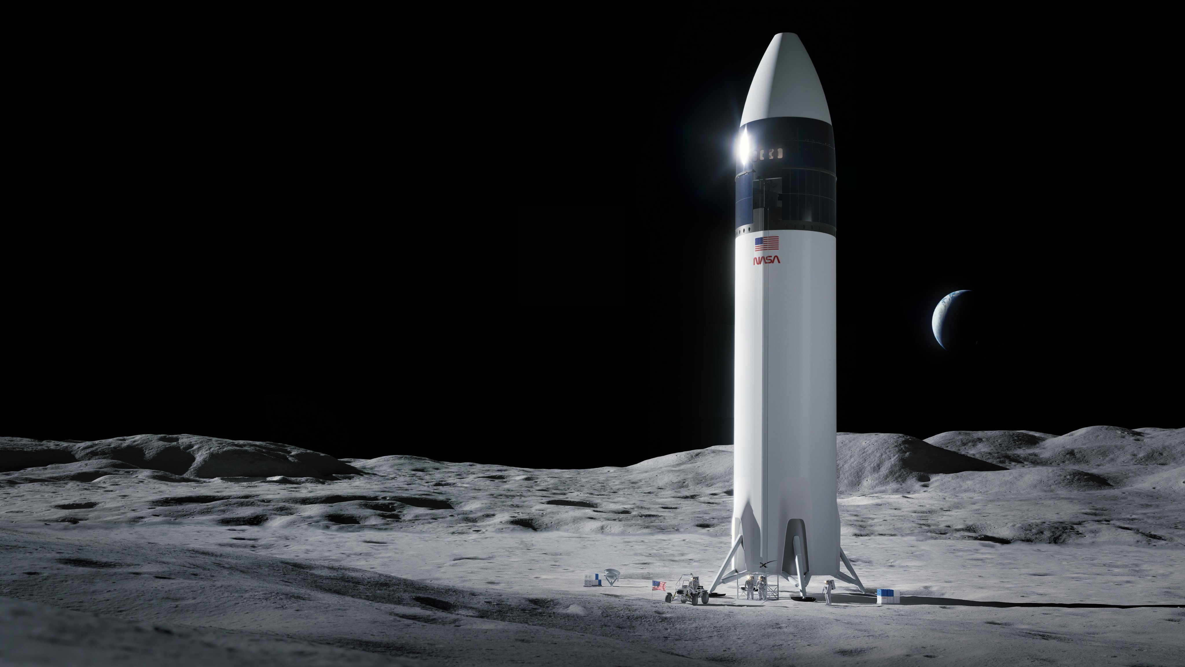 Η SpaceX επελέγη από τη NASA για την κατασκευή της σεληνιακής ακάτου