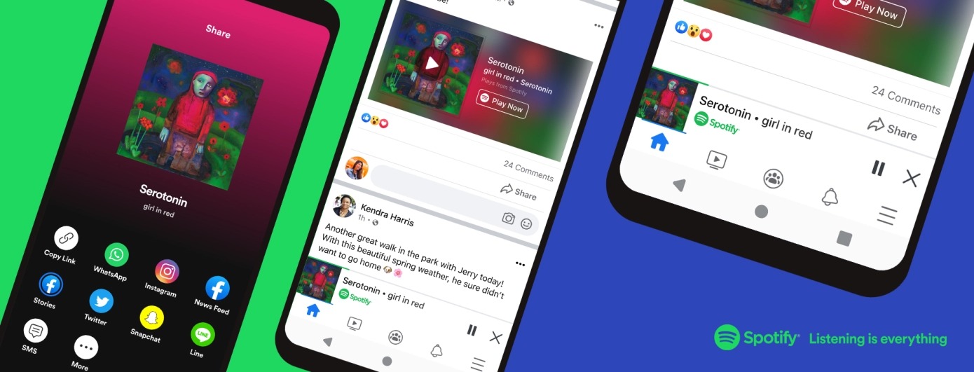 Νέο miniplayer για πρόσβαση στο Spotify παρουσίασε το Facebook