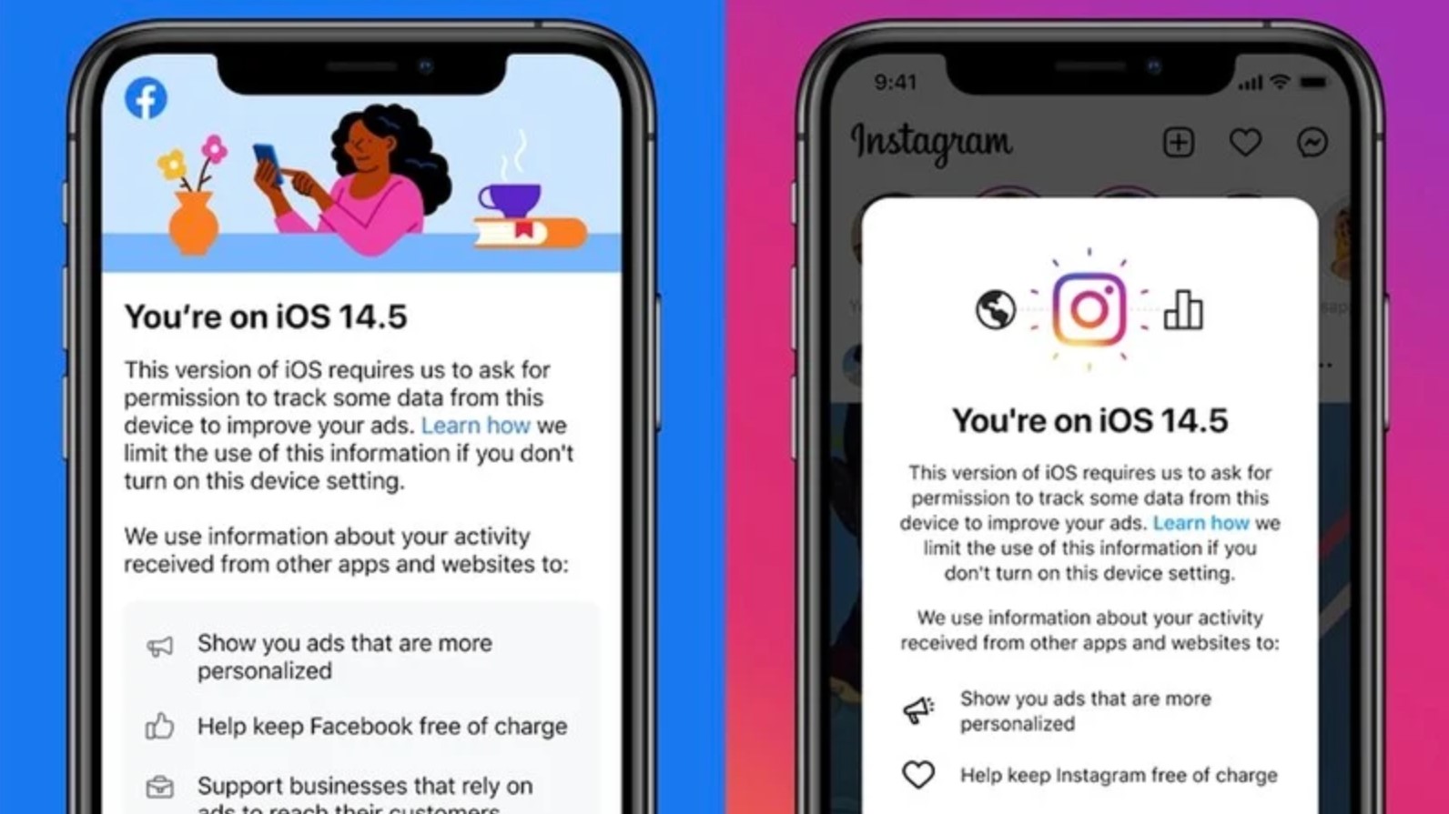 Facebook & Instagram: Βοηθήστε μας να διατηρήσουμε δωρεάν τις υπηρεσίες μας επιτρέποντας την παρακολούθηση της δραστηριότητάς σας