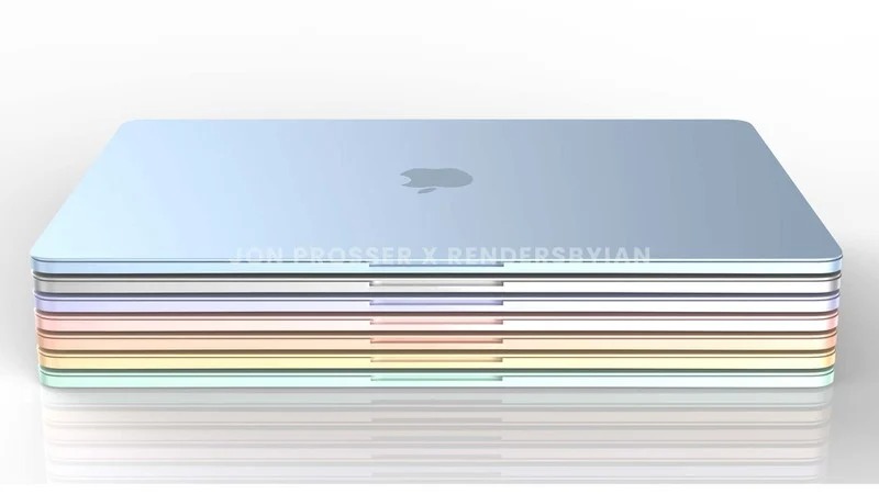 Renders αποκαλύπτουν την πιθανή εμφάνιση του νέου πολύχρωμου MacBook Air