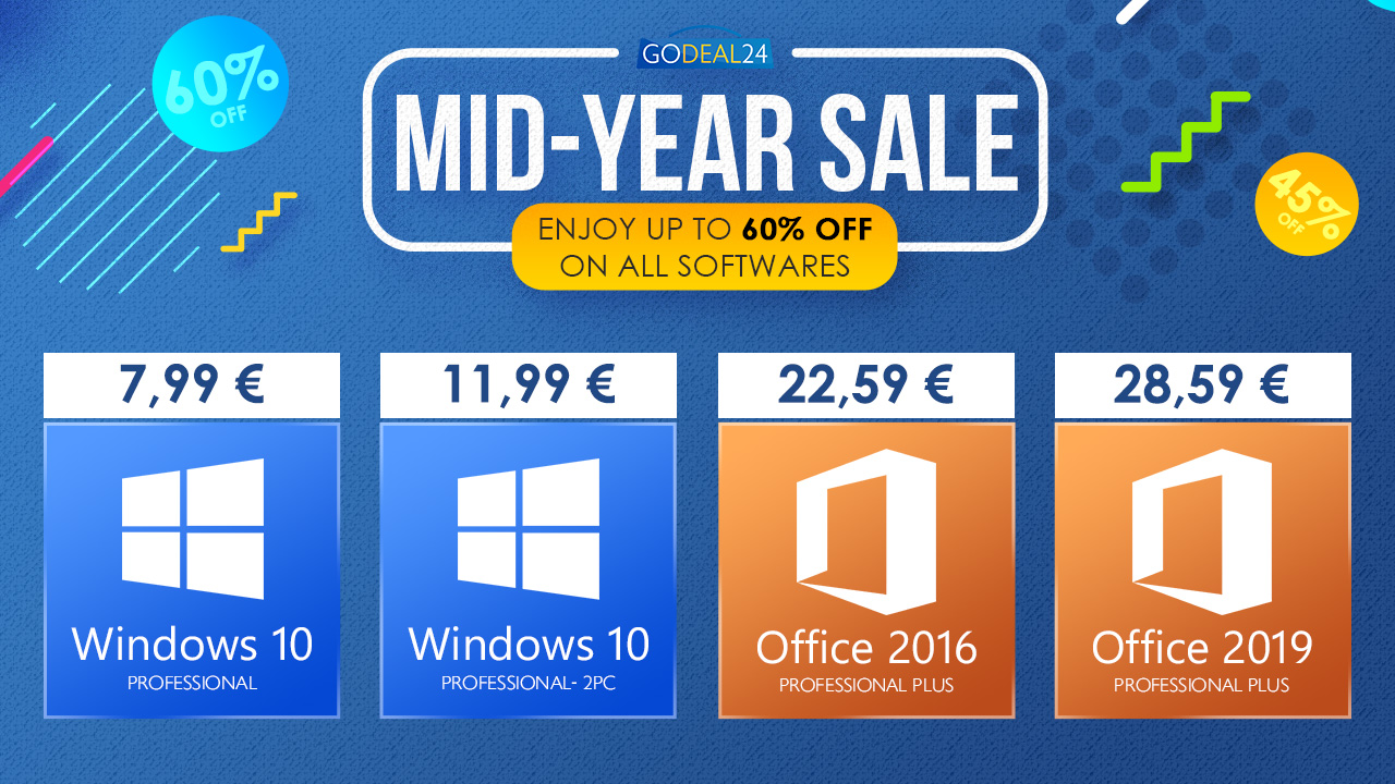 Φθηνές λύσεις για τον υπολογιστή σας: Windows 10 στα 8.14€, Office από 21.77€!