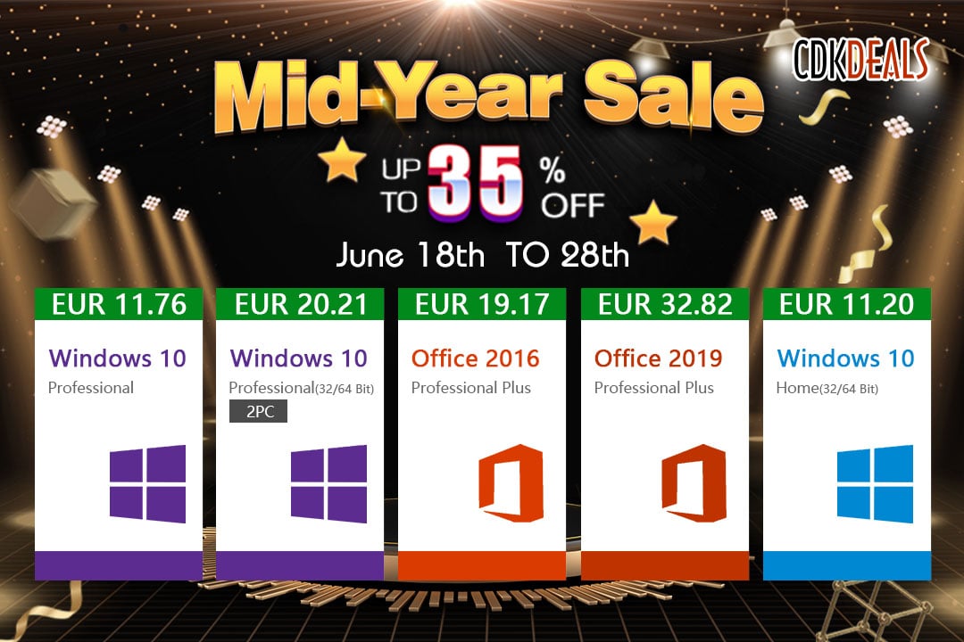 Software Sales CDKDeals: Windows 10 με μόλις €11