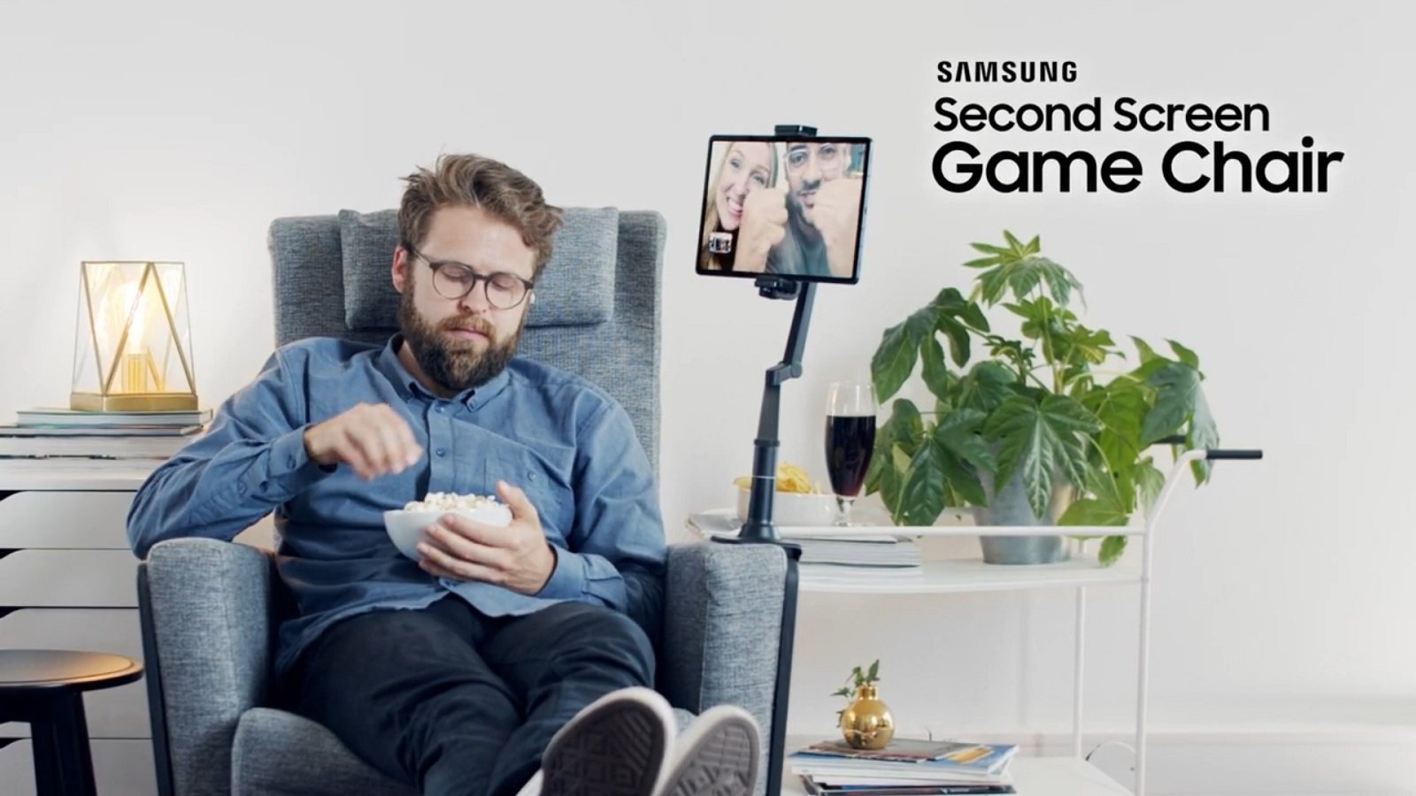 Η Samsung αποκάλυψε τη Second Screen Game Chair στη Σουηδία