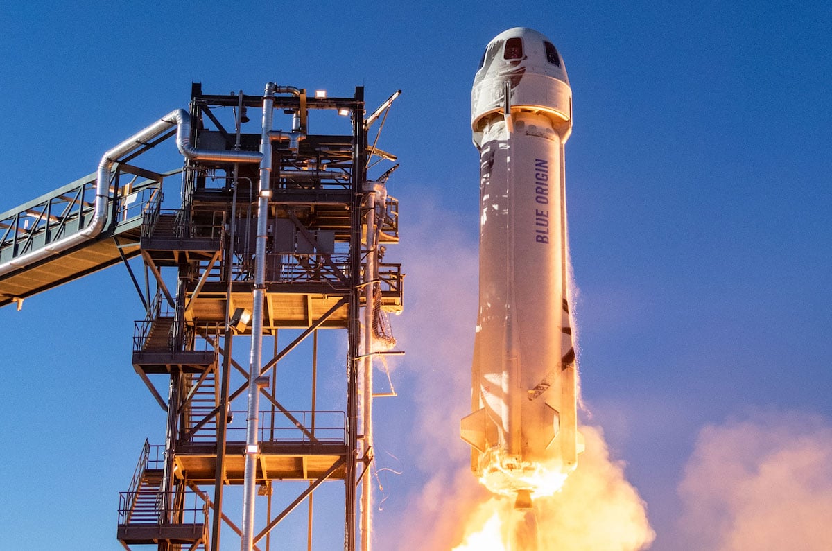 Πρώτη επανδρωμένη πτήση στο διάστημα για την Blue Origin και τον Jeff Bezos