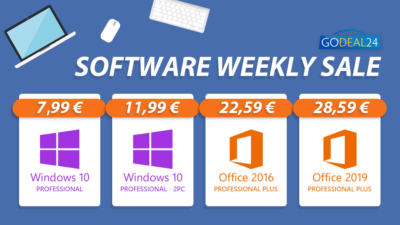 Φθηνές λύσεις για τον υπολογιστή σας: Windows 10 με 6€ ανά PC, Office από 22.59€!
