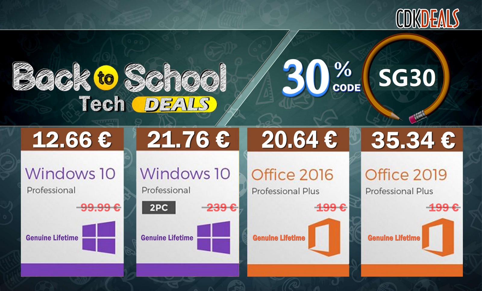 Back to School Tech Deals: Γνήσια Windows 10 από €12, Office 2019 από €35 και πολλά άλλα!