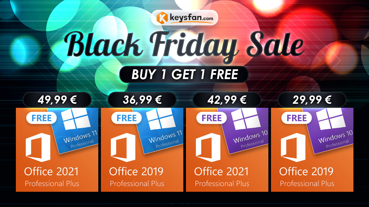 Black Friday Super Sale: Αποκτήστε τα Windows 10/Windows 11 δωρεάν με προσφορές 1+1