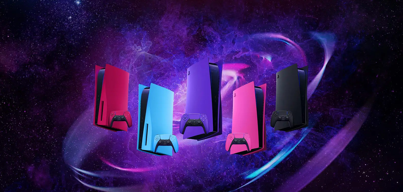 Η Sony ανακοίνωσε πολύχρωμα καλύμματα για το PS5 και ταιριαστά χειριστήρια DualSense