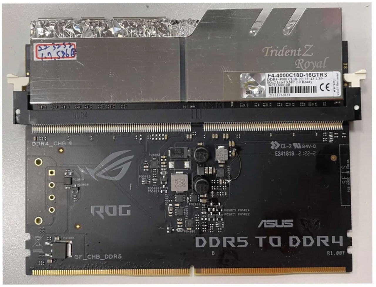 Η ASUS εργάζεται πάνω σε έναν DDR5-to-DDR4 adapter!
