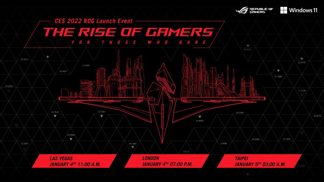 Οι ανακοινώσεις της Asus από την Rise of Gamers παρουσίαση στην CES 2022