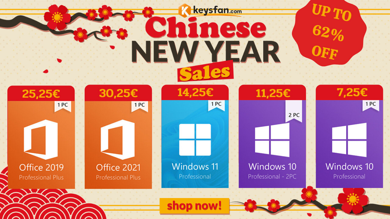 Φθηνές λύσεις για τον υπολογιστή σας: Office 2021 στα 30.25€, Windows 11 στα 14.25€