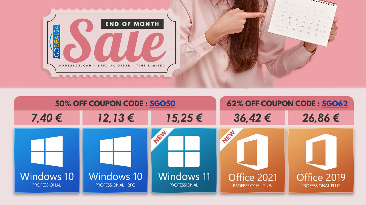 GoDeal24: αυθεντικά Windows keys από 6,06€ για περιορισμένη ποσότητα!