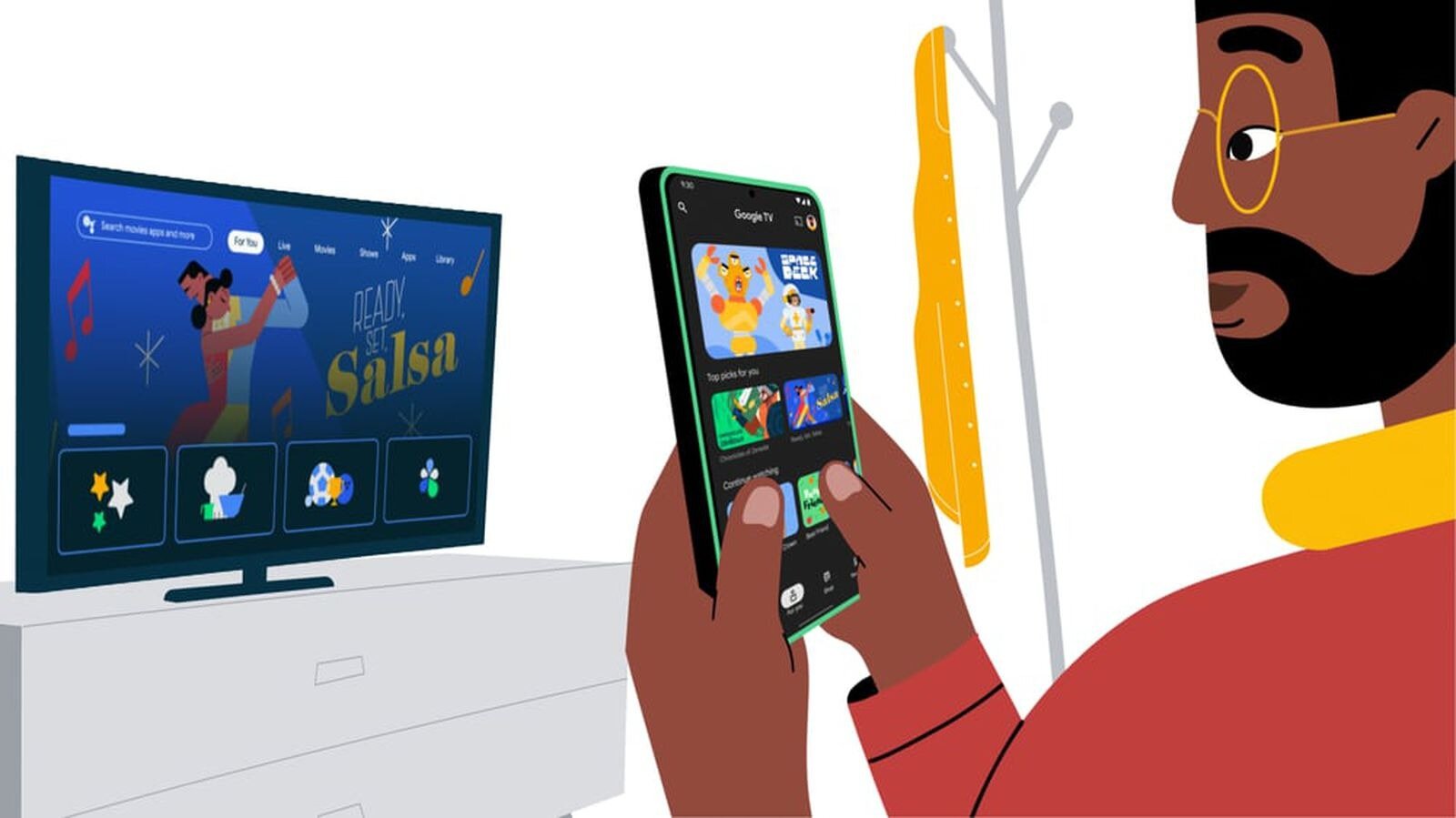 Το νέο Google TV app επιτρέπει σε iPhone και iPad να γίνουν τηλεχειριστήρια για τηλεοράσεις Android TV