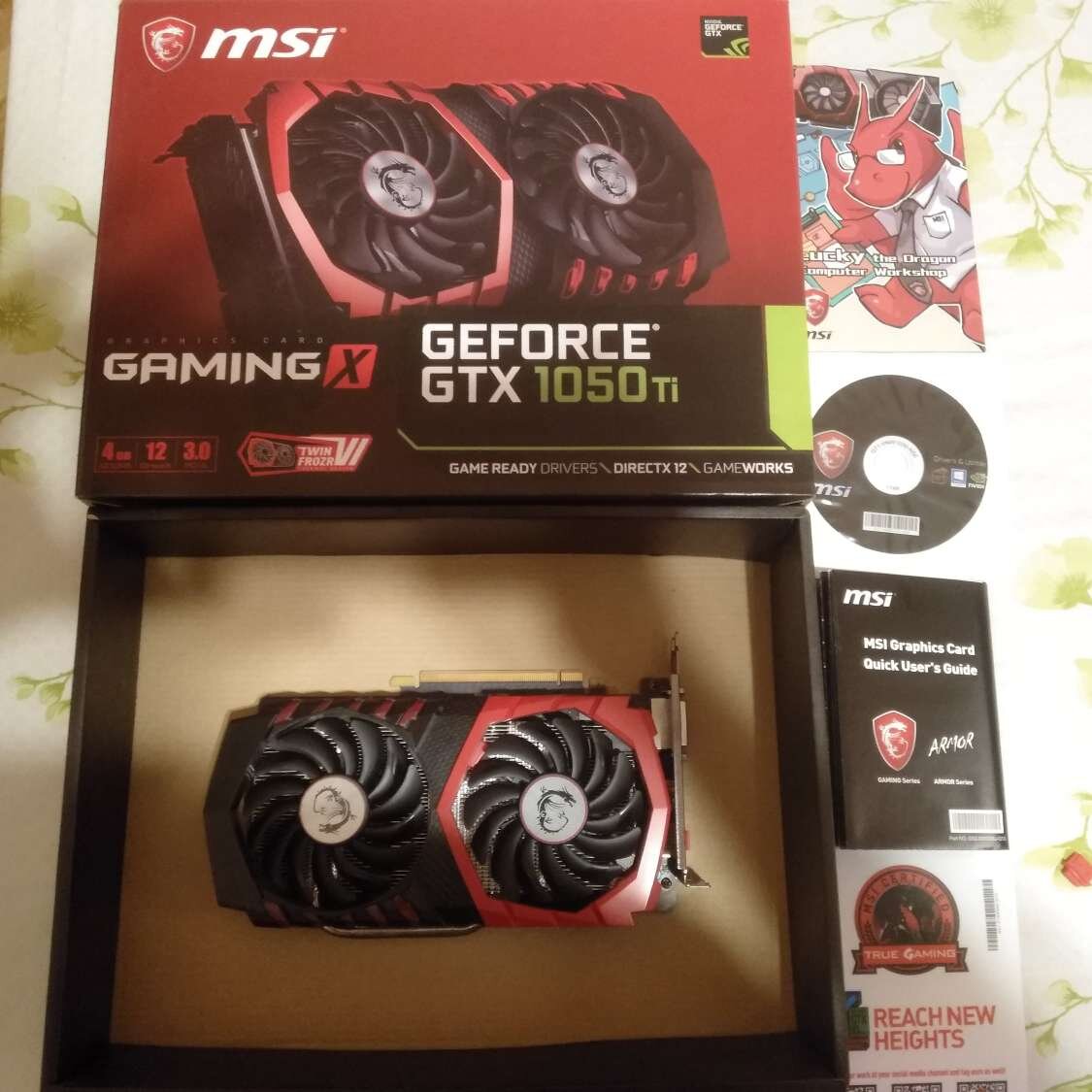 msi - MSI グラフィックボード GEFORCE GTX 1050 TI 4G OCVの+