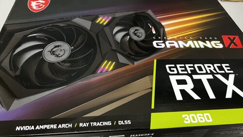 MSI GeForce RTX 3060 GAMING X 12G グラフィックスボード VD7552