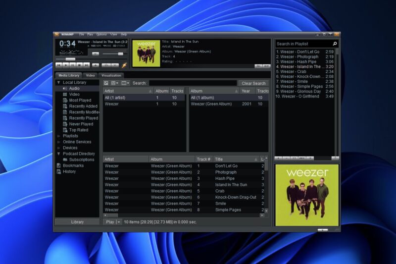 Το Winamp, το καλύτερο πρόγραμμα αναπαραγωγής MP3 από τα 90s μόλις… αναβαθμίστηκε!