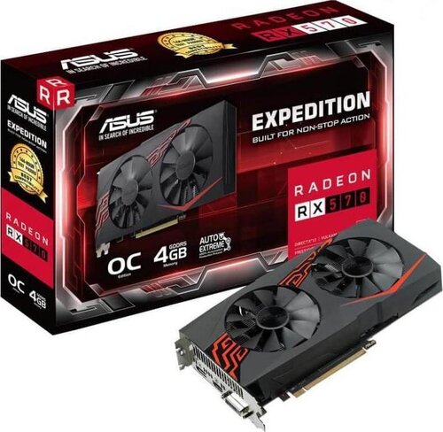 Asus expedition rx 570 4gb обзор