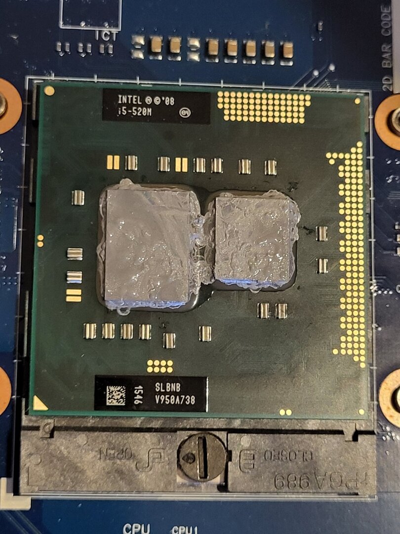 Intel i5 520m апгрейд