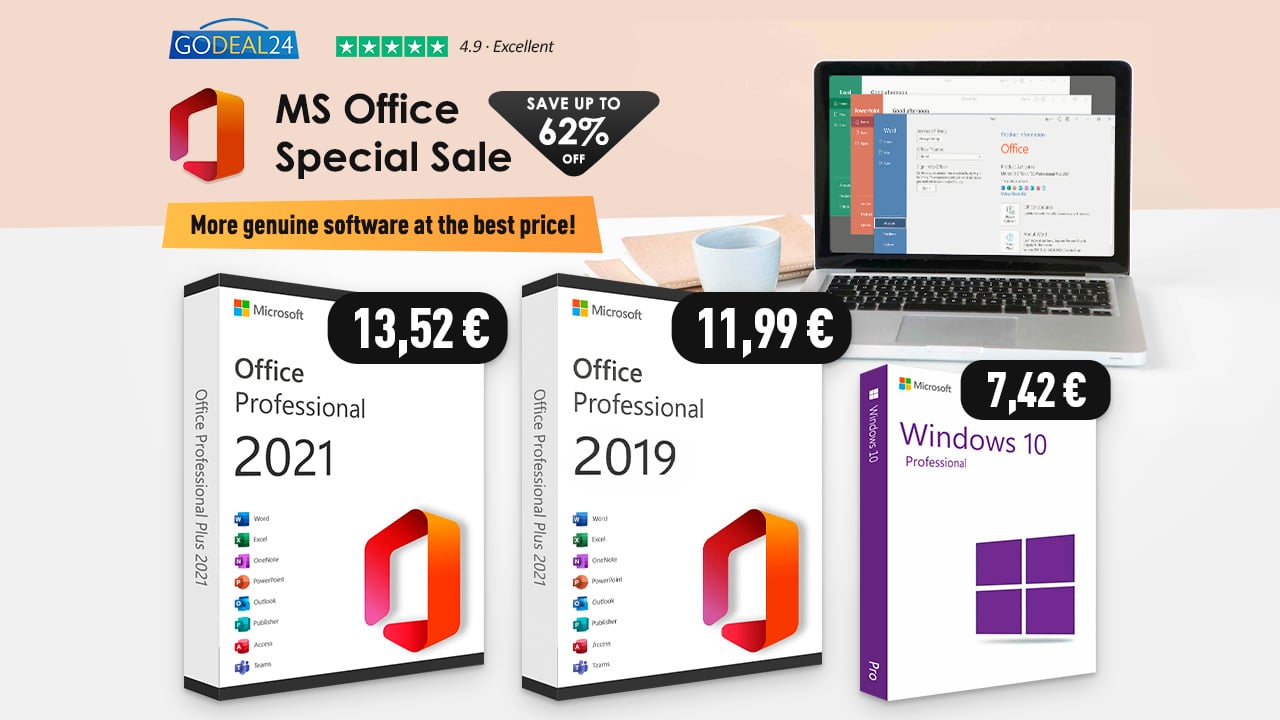Πώς να αγοράσετε ένα κλειδί για Office 2021 εφ' όρου ζωής με 13,52€; Αποκτήστε τα Windows στο Godeal24 στη φθηνότερη τιμή