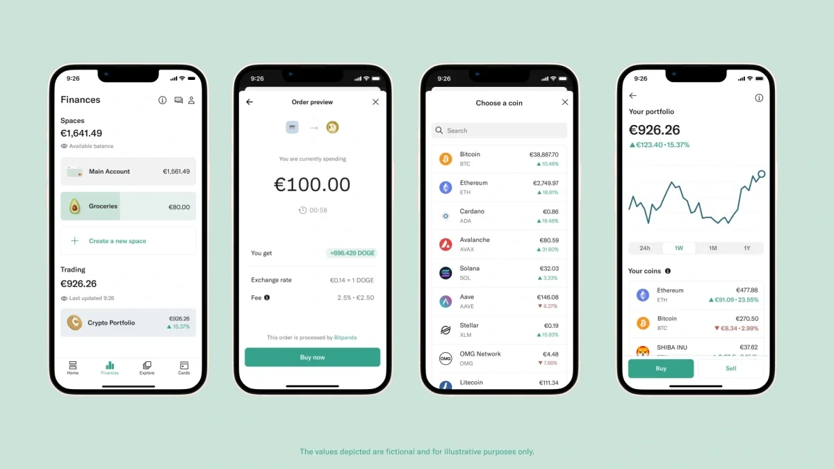 N26 adds the ability to buy and sell crypto