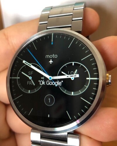 Περισσότερες πληροφορίες για "Moto 360 (1st gen) Android Wear Smartwatch Bracelet Edition"