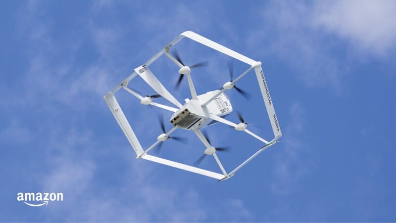 Η Amazon ξεκινά παραδόσεις με drone στην Καλιφόρνια και το Τέξας