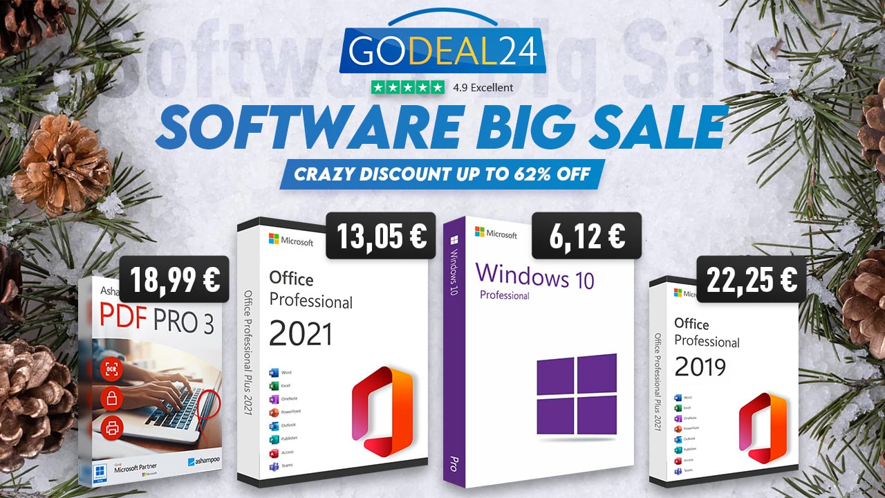 Godeal24 Office Software Sale: MS Office και άλλα εργαλεία για PC στη φθηνότερη τιμή!
