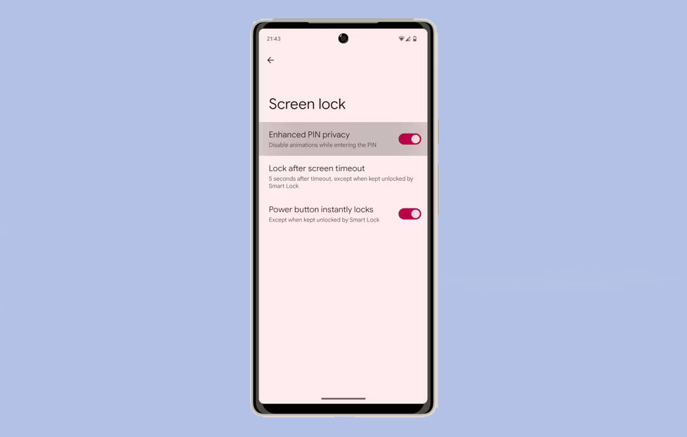 Το Android 14 θα κάνει δυσκολότερο για κάποιον να κατασκοπεύσει το PIN σας