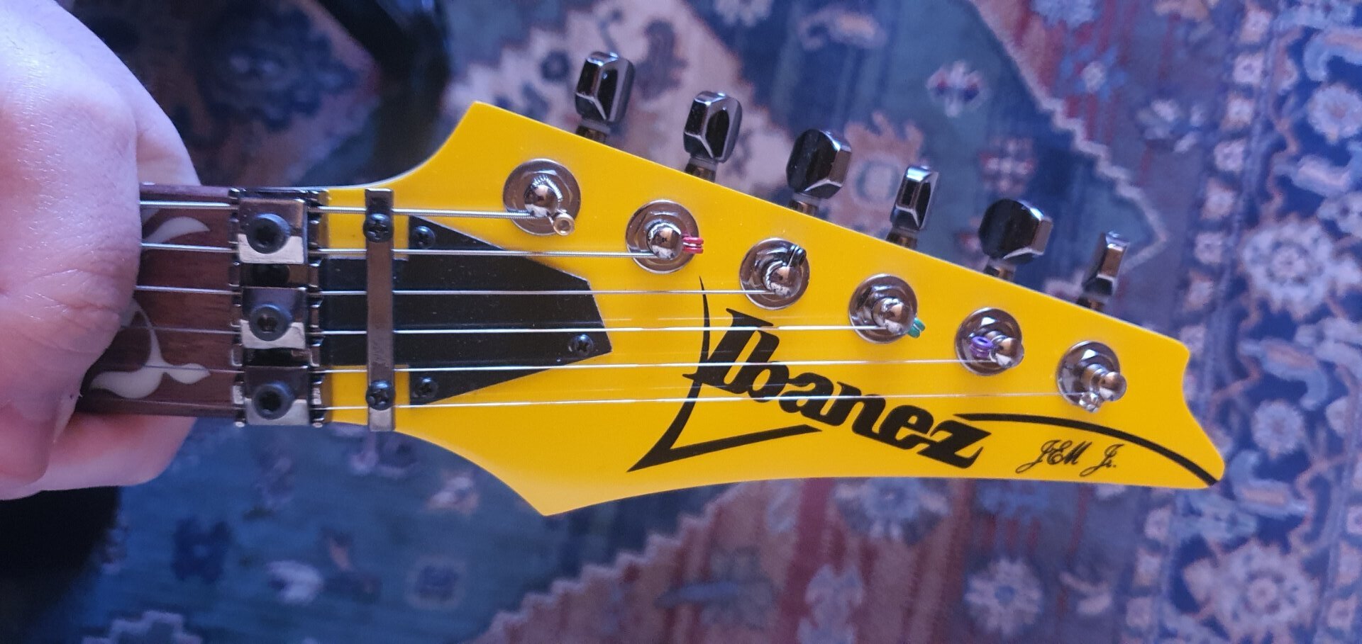 Ibanez Jem Jr Sp Yellow Steve Vai Signature