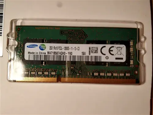 Περισσότερες πληροφορίες για "Μνήμη sodimm ddr3 2GB Samsung για λάπτοπ"