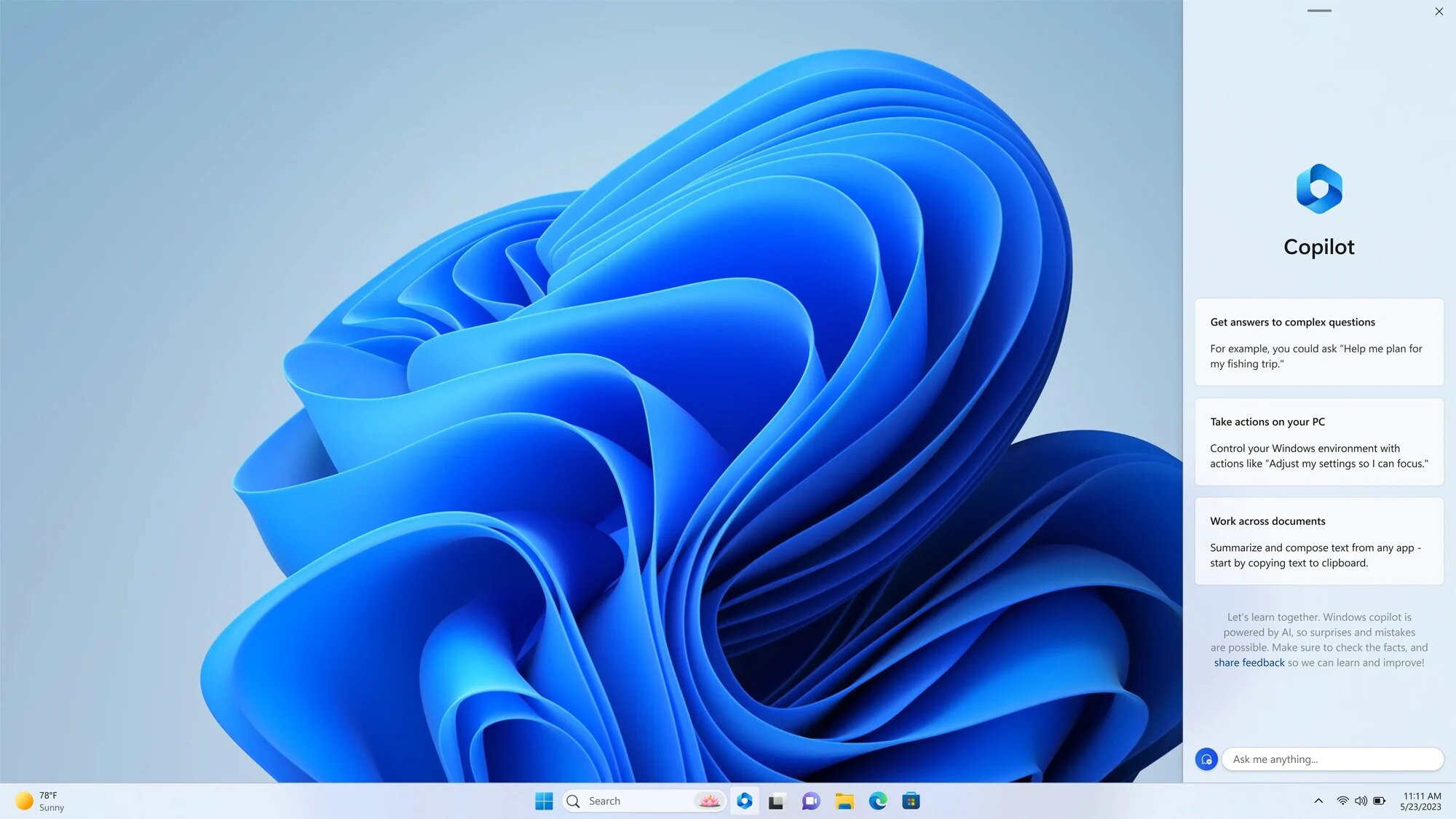 Microsoft announces Windows Copilot, the artificial intelligence “personal assistant” for Windows 11 Windows 11 Microsoft announces Windows Copilot, the artificial intelligence “personal assistant” for Windows 11 Windows 11