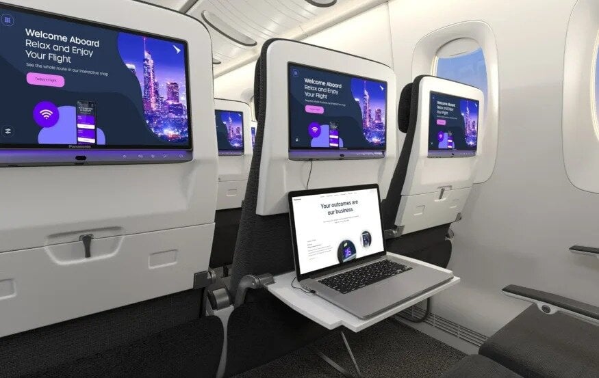 Η United τοποθετεί οθόνες 4K και Bluetooth στα αεροπλάνα της