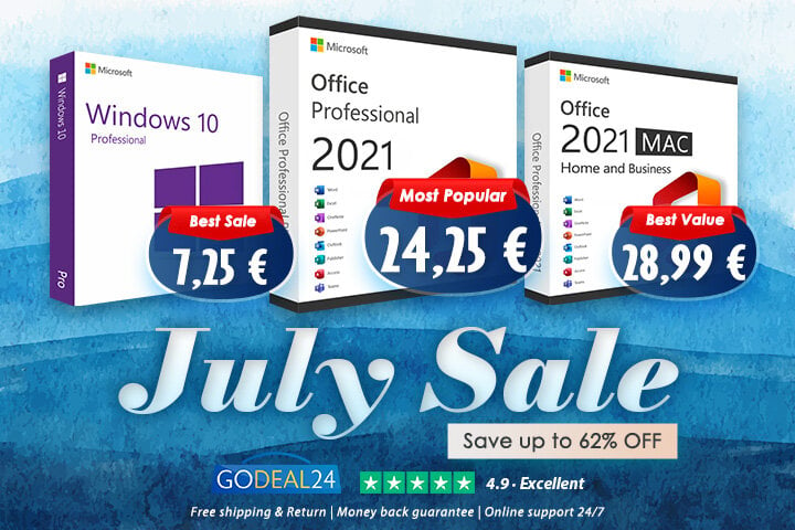 Office 2021 Pro με 24,25€ στο Godeal24 Software Sale Ιουλίου. Αγοράστε περισσότερα και εξοικονομήστε περισσότερα.