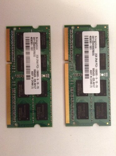 Περισσότερες πληροφορίες για "Kingston 2x2GB DDR3 PC3-10600 1333Mhz (SNY1333D3S9DR8-2G)"