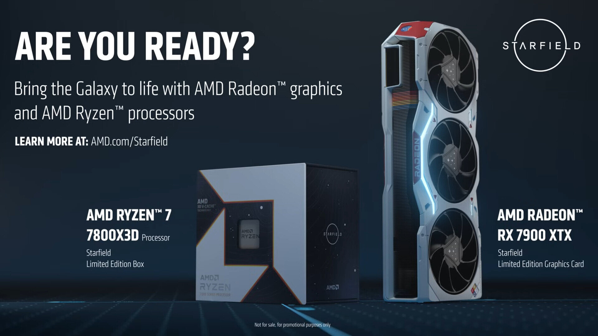 Οι AMD ανακοίνωσε εκδόσεις «Starfield» των Radeon RX 7900 XTX και Ryzen 7 7800X3D
