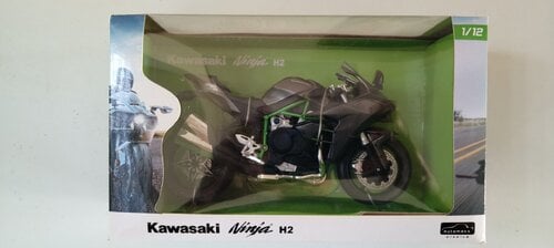 Περισσότερες πληροφορίες για "Μινιατούρα Kawasaki Ninja H2 Σέ Κλίμακα 1/12"