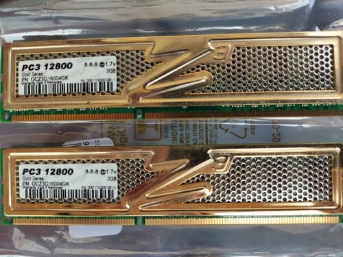 Περισσότερες πληροφορίες για "4GB DDR3 (2x2) OCZ Gold Series  PC3 12800 8-8-8@1.7v"