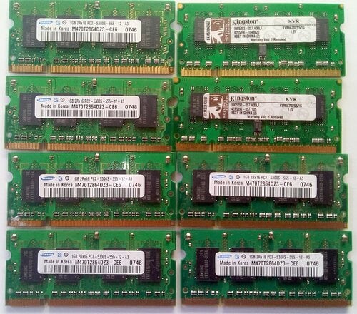 Περισσότερες πληροφορίες για "8 X Μνήμες για Laptop DDR2 1GB ή ΑΝΤΑΛΛΑΓΗ"