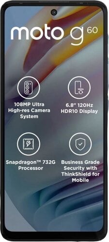 Περισσότερες πληροφορίες για "Ζήτηση Motorola Moto G60"