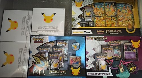 Περισσότερες πληροφορίες για "Pokemon TCG 25th Anniversary - Celebrations Boxes & Tins"