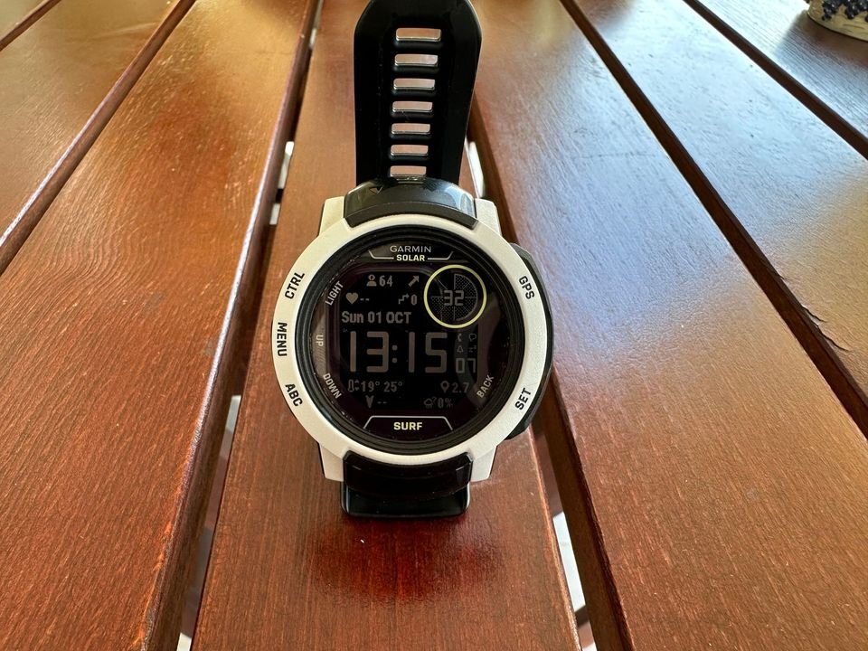 Garmin solar surf watch hot sale