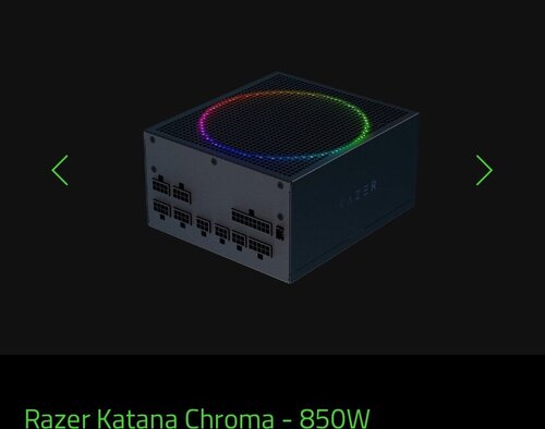 Razer Katana Chroma 850W - Τροφοδοτικά - Insomnia.gr