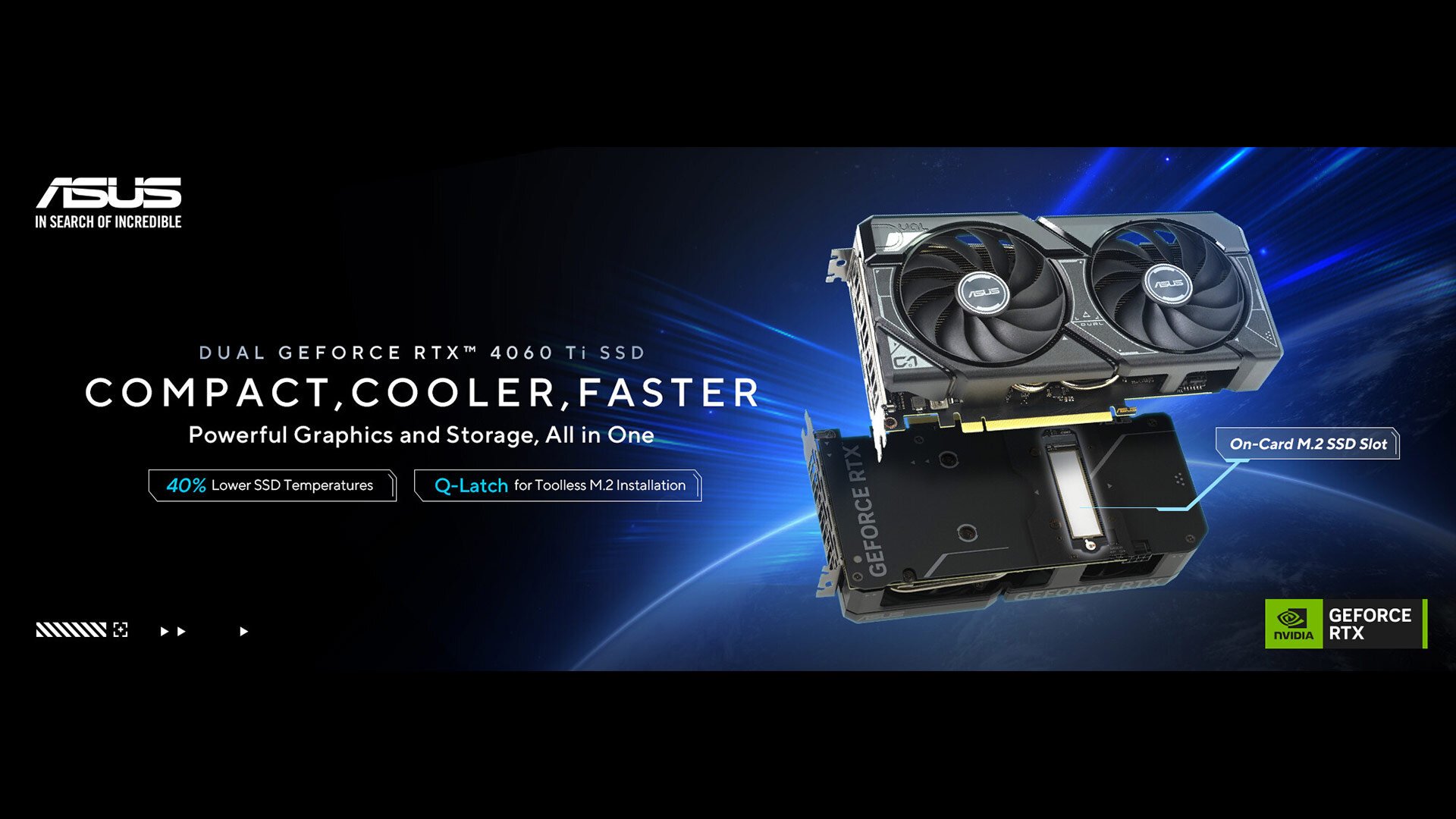 ASUS announces the Dual GeForce RTX 4060 Ti SSD graphics card – Asus