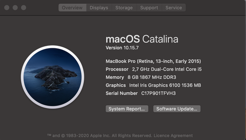 Περισσότερες πληροφορίες για "Apple MacBook Pro 13.3 / 15.6"