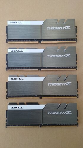 Περισσότερες πληροφορίες για "Πωλούνται μνήμες G.Skill Trident Z 8GB (Χ4) DDR4 3200MHz"